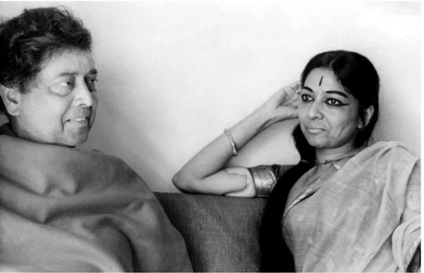Yamini with her father Krishnamurthi.
